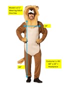 Rasta Imposta Lion Halloween Costume, Adult One Size R7405-OS View 5