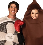 Rasta Imposta Shit Hits the Fan Couple Halloween Costume, Adult One Size GCR1283 View 5