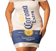 Rasta Imposta Corona Extra Beer Dress Halloween Costume, Women's Size L-XL (14-16) R1404-LXL View 5