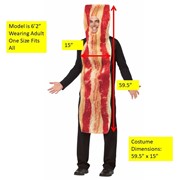 Rasta Imposta Bacon Strip Costume, Adult One Size 7192 View 6