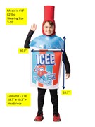 Rasta Imposta ICEE Blue Tunic Costume, Child 7-10 GC1411710 View 6