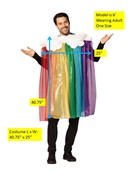 Rasta Imposta Rainbow with Rain Cloud Costume, Adult One Size R1231-OS View 6