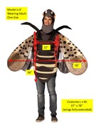 Rasta Imposta Lanternfly Halloween Costume, Adult One Size R1318-OS View 6