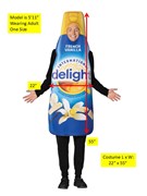 Rasta Imposta International Delight French Vanilla Creamer Costume, Adult One Size 30001-OS View 6