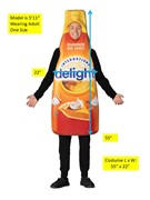 Rasta Imposta International Delight Pumpkin Pie Spice Creamer Costume, Adult One Size 30036-OS View 6